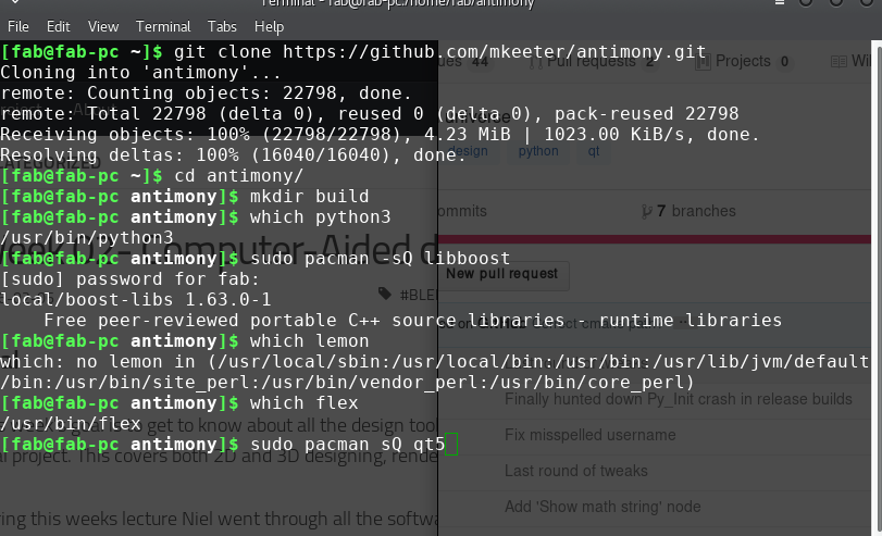 antimonyinstallation