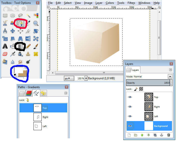 Gimp images