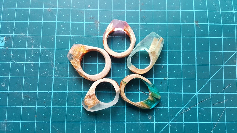 resin rings