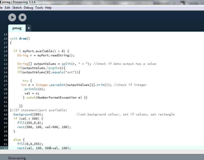 processing code