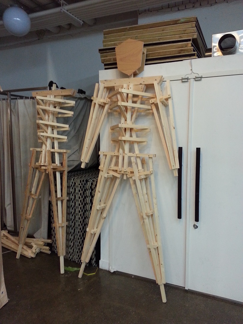 wooden effigy