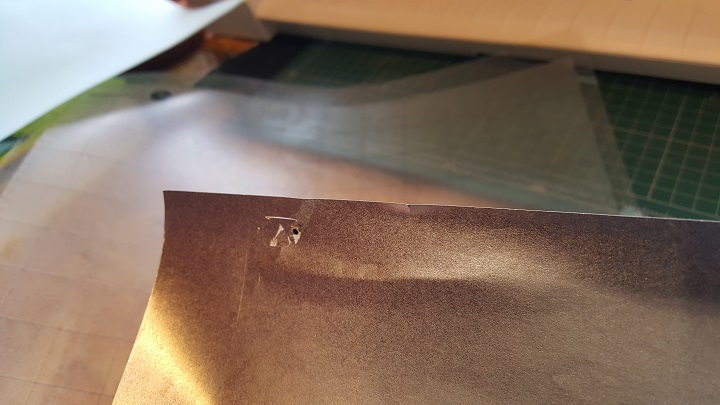 initial test cut