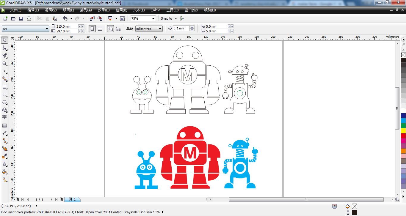 Inputting the picture