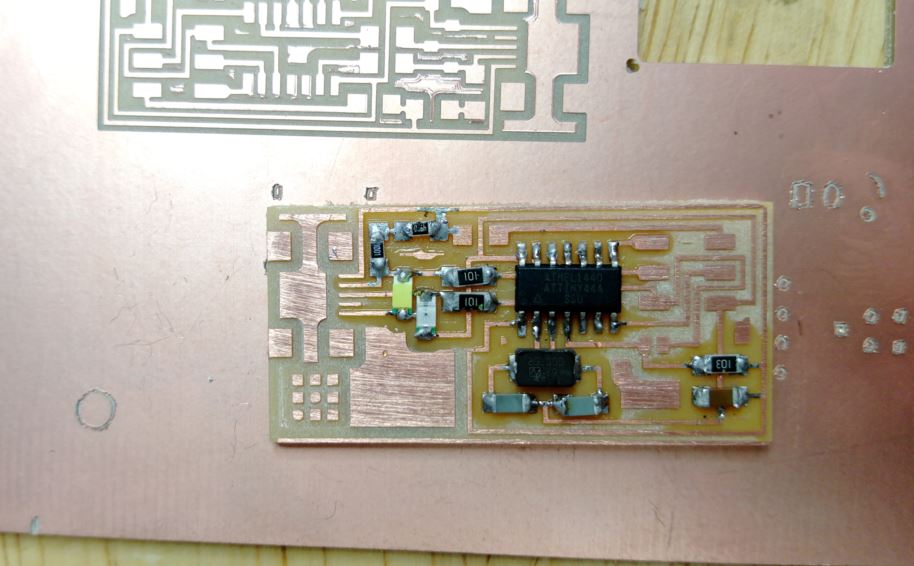  Soldering the components