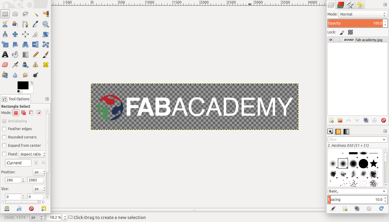 Fab logo Gimp