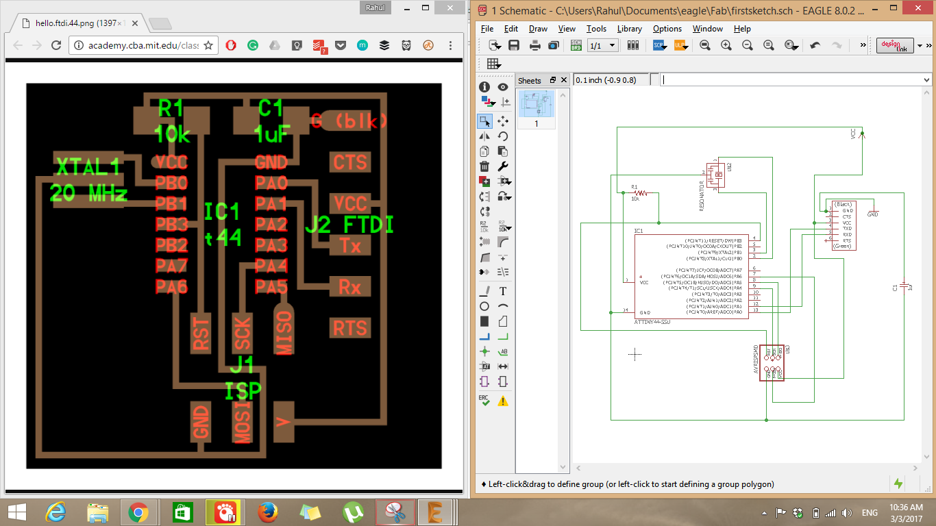 Drawing the Schematic in Eagle