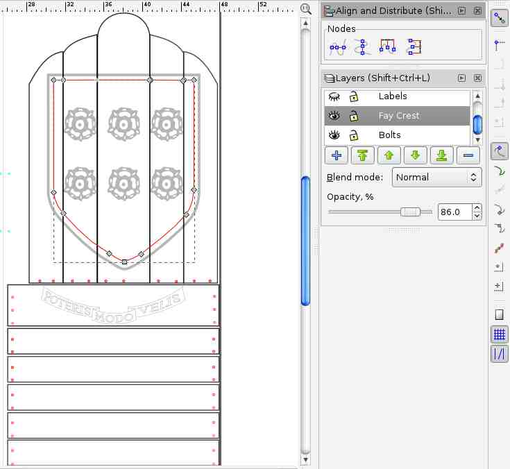 Right side with
              distributed parts