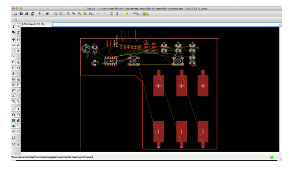 Eagle gun pcb