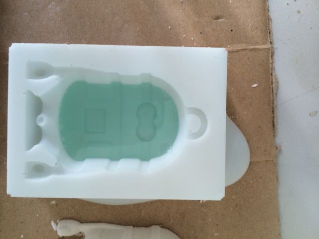 First pour