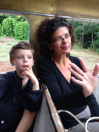 Emmett and I pondering