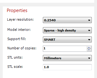propertiesdimensionprinter