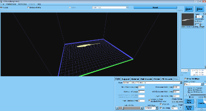 slicing the propeller model