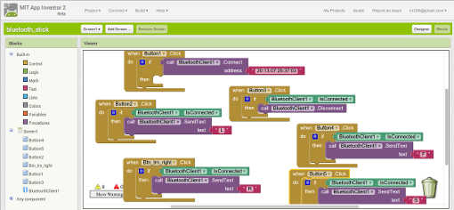 App Inventor Blocks Section 
