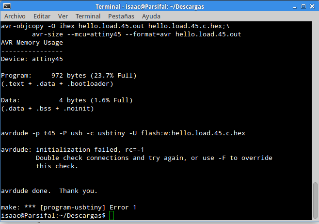 programming sensor borads failure