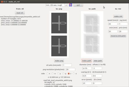 Desiginig mold in Fab modules, z-axis right