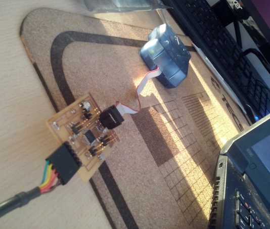 testing the fabduino with AVR ISP