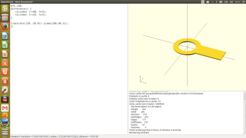 modelling the arm in openSCAD