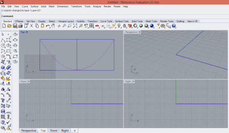 designing the plate on Rhino (1)