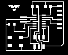 PCB with modified routing