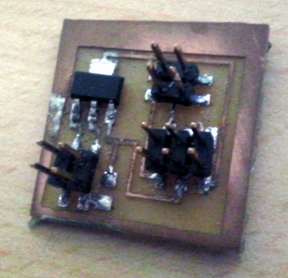 5V simple regulator board for servos