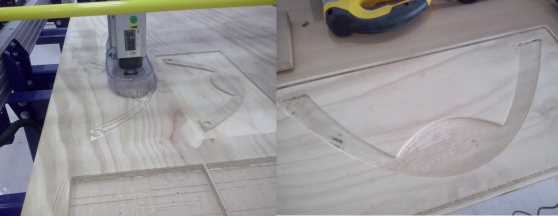 second mold cutting
