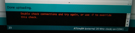Cable Error Message