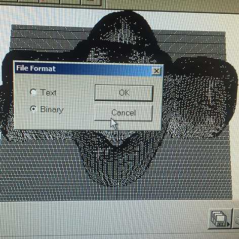 saving the 3d scan