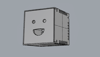 Robot Head Model in 3D