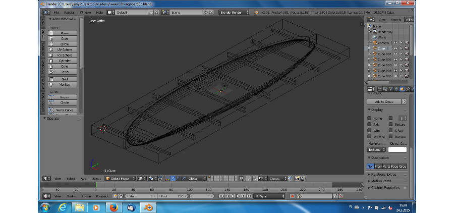 surfboard to mill