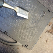 Getting rid of support material to reuse the board
