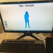 First attempt in body scanner (me with missing limbs)