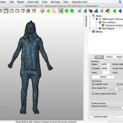 Fixing 3D body model file with Netfabb software