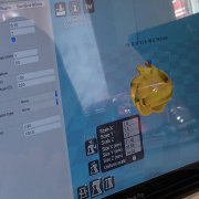 Cicilia's 3D model with Cura settings