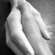 My own casted hand that I had made before