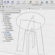 Making a stool in Fusion 360