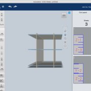 Using 123D for making simple rectangle core