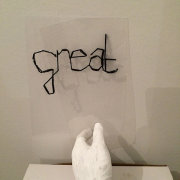 My first (embroidered) message