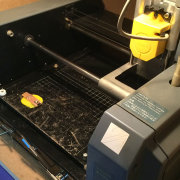Milling machine scanning small PCB