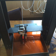 PrinterBot printing Lithophane before it crashed