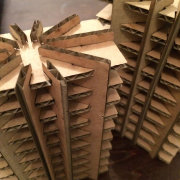 Honey comb laser cut core for making bracelet composite