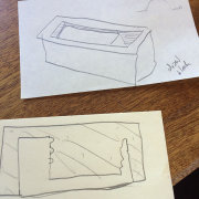 Making lots of drawings for many ideas