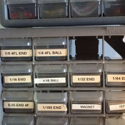 End mill options for Modela