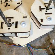 Press fit construction for the motor of the machine