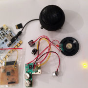 Boards, hidden LED circuit and sound output devices