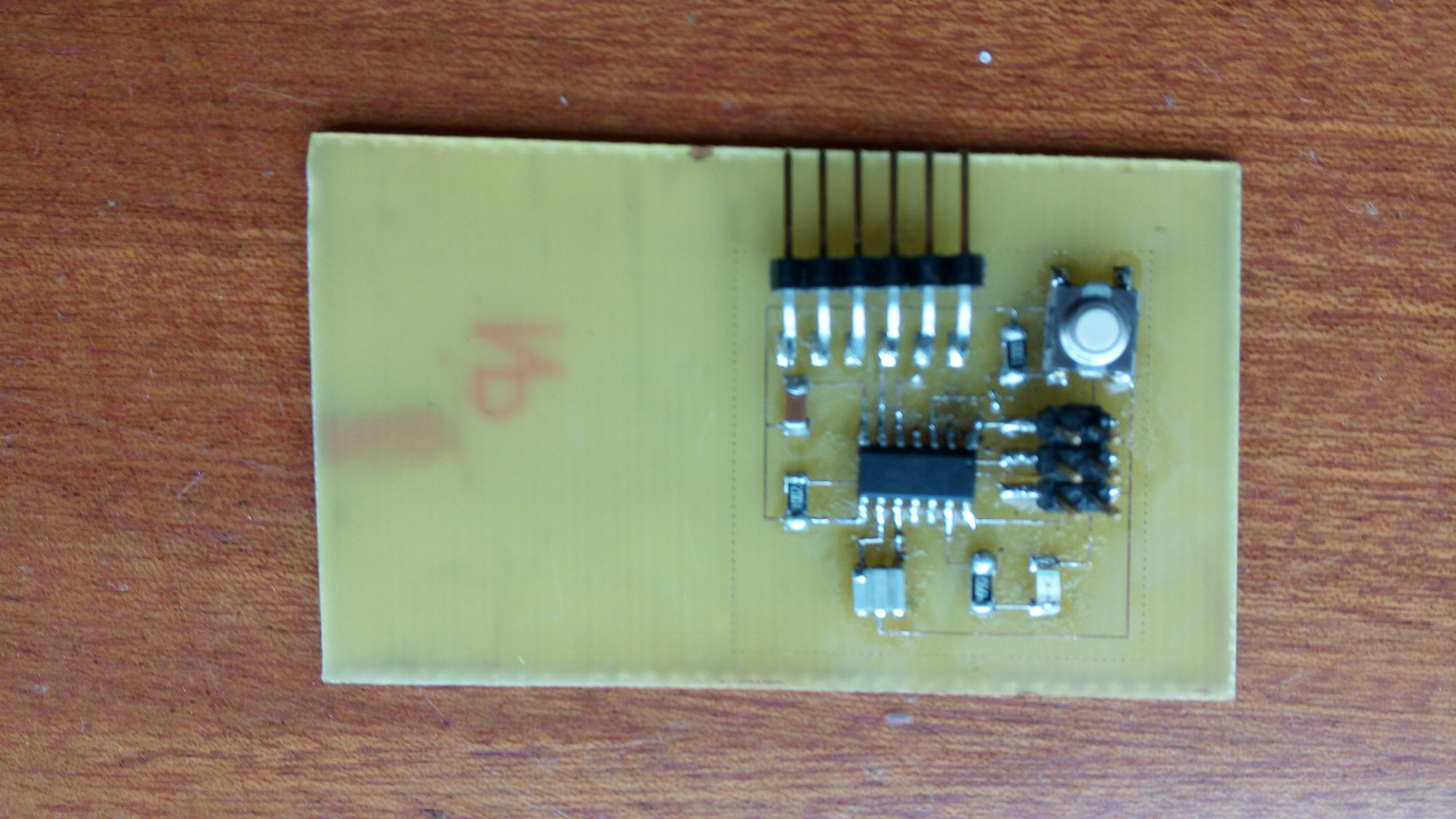 Soldered board