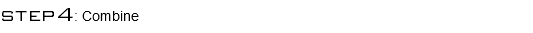 step4: Combine