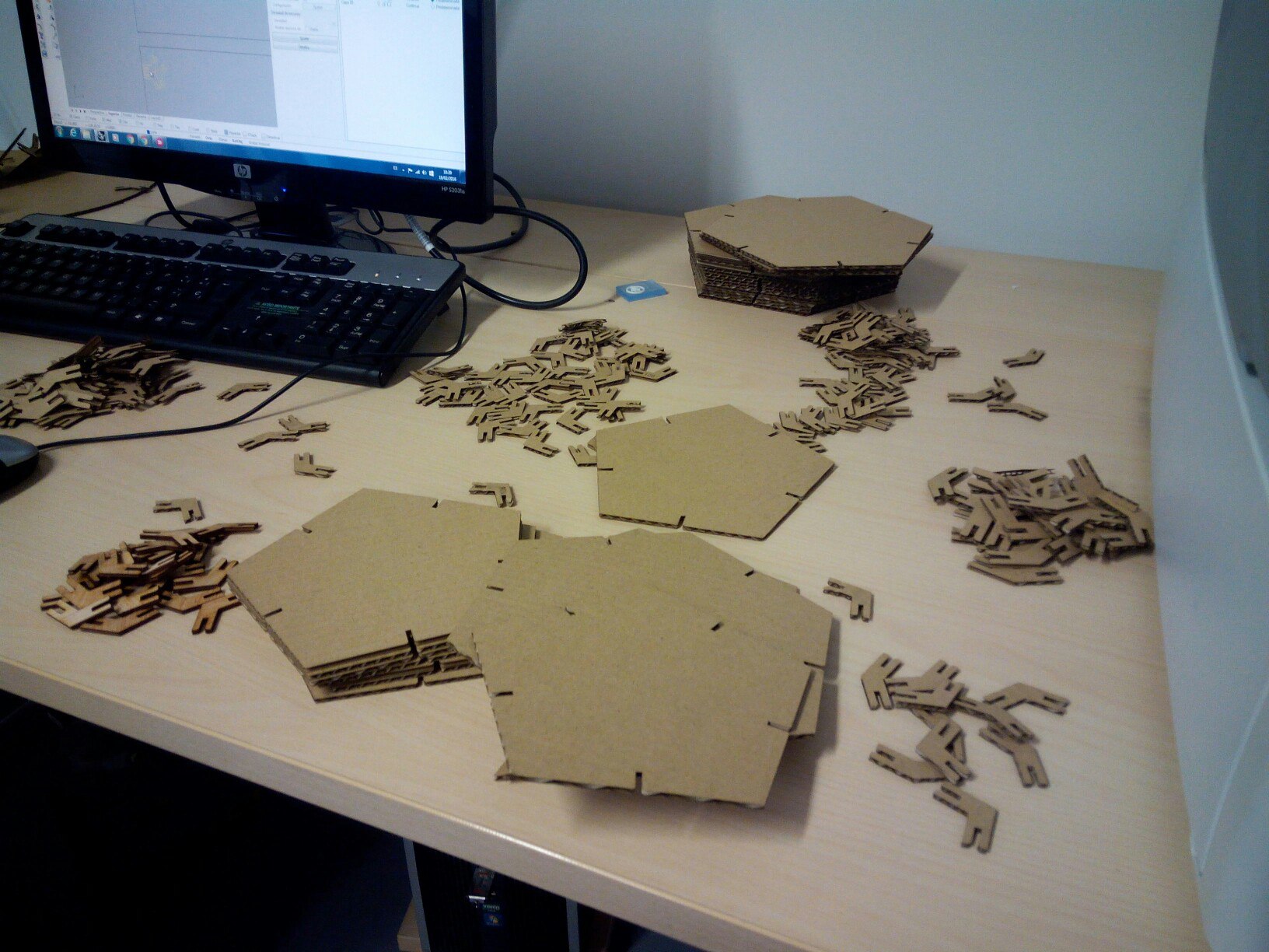 Icosaedric parts Parts of the Icosaedro