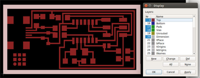 FabISP board in Eagle