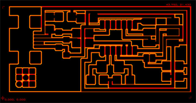 PCBGcode viewer simulation