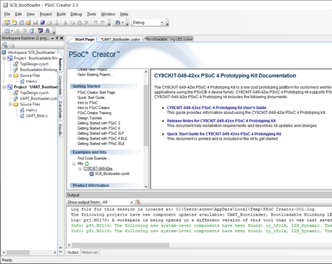Bootloader workspace